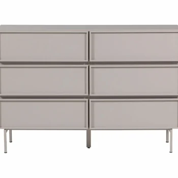 Outlet WOOOD Tours Ladekast 6 Lades Melamine/MDF Zand