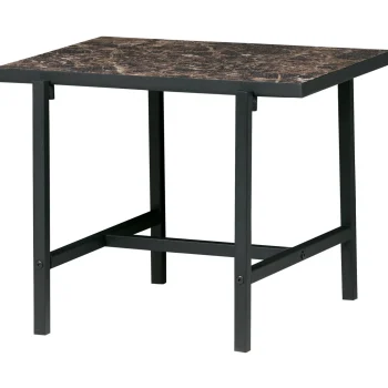 Fashion WOOOD Turn Around Bijzettafel Zwart 40x50x44