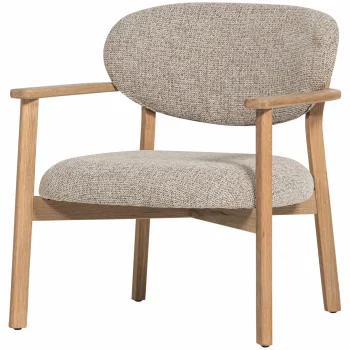 Best WOOOD Udar Fauteuil Met Houten Frame Naturel