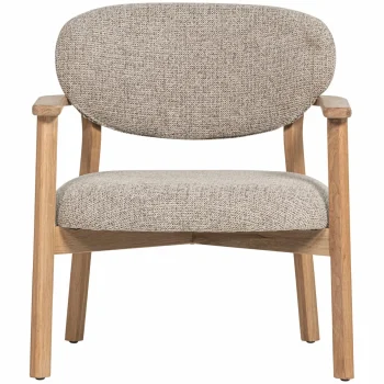 Best WOOOD Udar Fauteuil Met Houten Frame Naturel