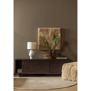 New WOOOD Utopia Vloerkleed Rond Naturel ø200 Cm