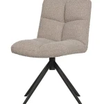 Outlet WOOOD Vinny Draaistoel Bouclé Zand