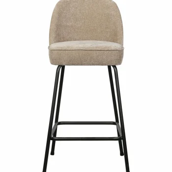 Online WOOOD Vogue Barstoel 65 Cm 3D Chenille Zand