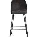 New WOOOD Vogue Barstoel 65 Cm Leer Zwart