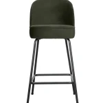 Outlet WOOOD Vogue Barstoel 65 Cm Velvet Donkergroen