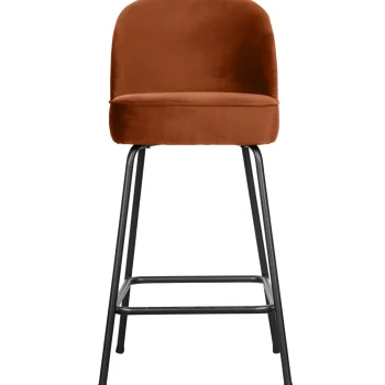 Sale WOOOD Vogue Barstoel 65 Cm Velvet Roest