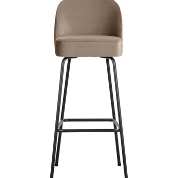 Hot WOOOD Vogue Barstoel 80 Cm Velvet Khaki
