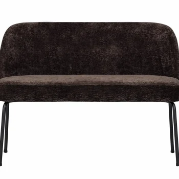 Discount WOOOD Vogue Eetbank 3D Chenille Donkerbruin