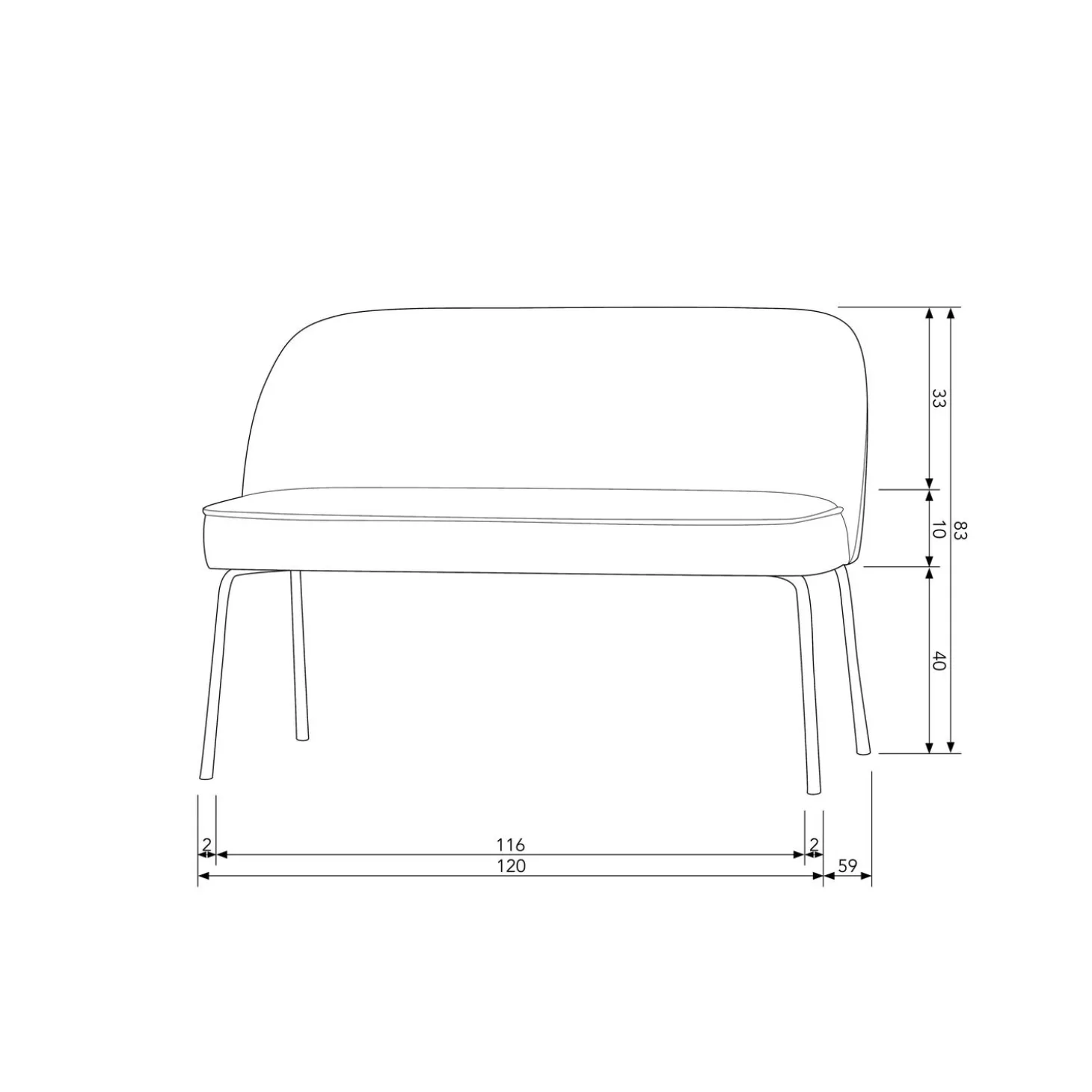 vogue-eetbank-boucl-naturel-dJDNvqKB-4.webp Discount WOOOD Vogue Eetbank Bouclé Naturel