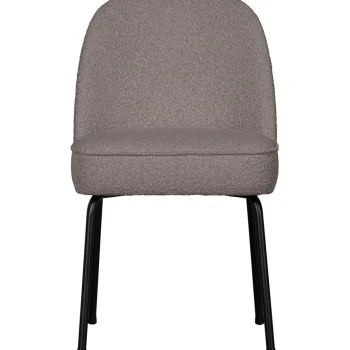 Clearance WOOOD Vogue Eetkamerstoel Bouclé Nougat