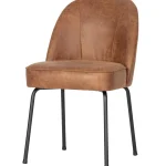 Sale WOOOD Vogue Eetkamerstoel Leer Cognac