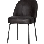 Online WOOOD Vogue Eetkamerstoel Leer Zwart
