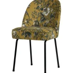 Discount WOOOD Vogue Eetkamerstoel Velvet Poppy Mosterd