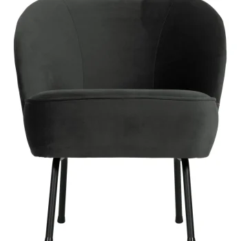Hot WOOOD Vogue Fauteuil Velvet Zwart