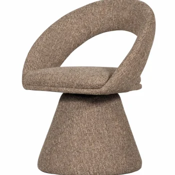 Fashion WOOOD Winter Draaibare Eetkamerstoel Naturel Melange