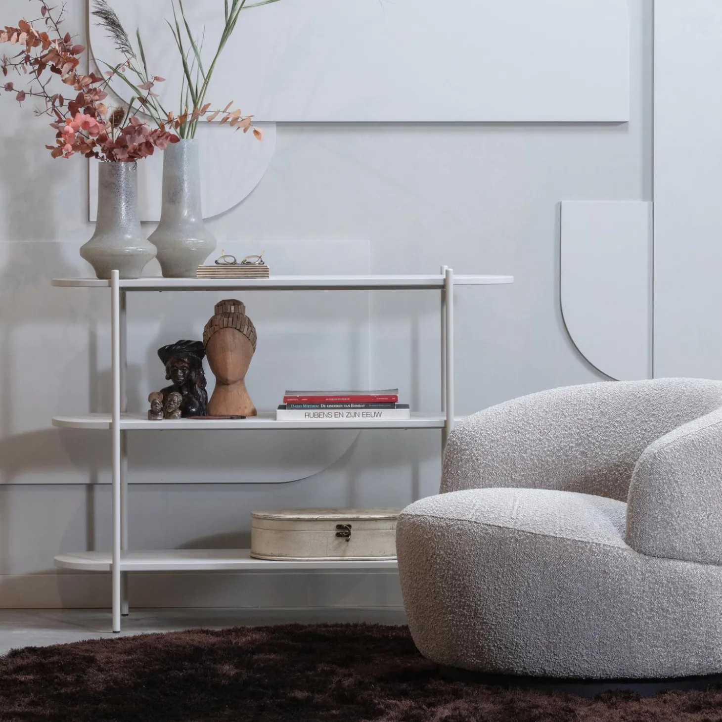 woolly-draaifauteuil-boucl-nat-pZwhRrff-2.webp Best WOOOD Woolly Draaifauteuil Bouclé Gemeleerd Naturel