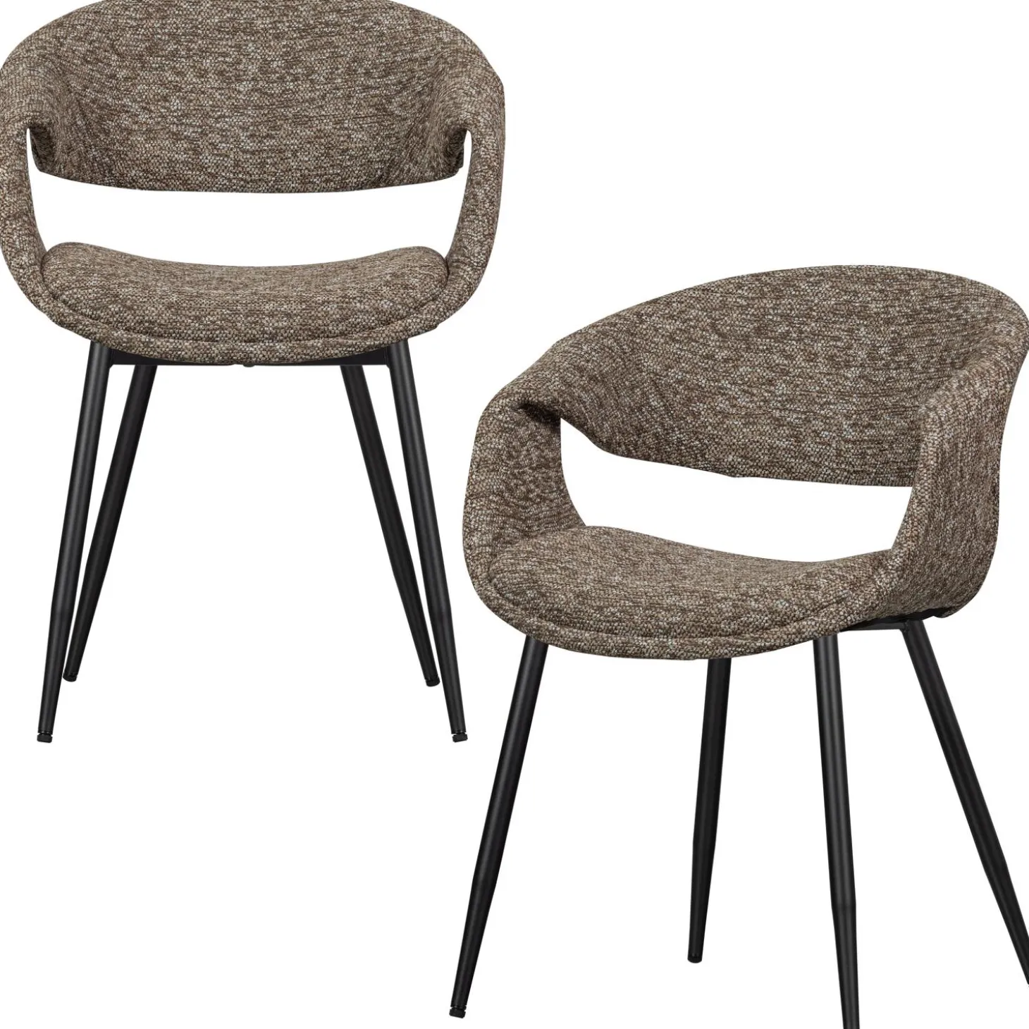 yossi-eetkamerstoel-bruin-met-qoAyNSJc-5.webp New WOOOD Yossi Eetkamerstoel Met Metalen Poot Zwart Bruin