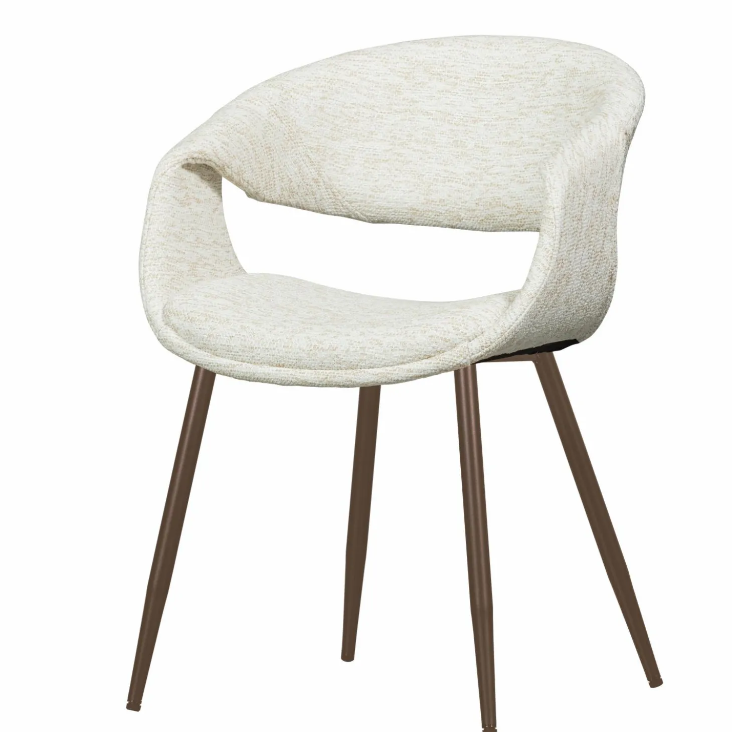 yossi-eetkamerstoel-naturel-me-tAhUgRKA-0.webp Discount WOOOD Yossi Eetkamerstoel Met Metalen Poot Koper Naturel