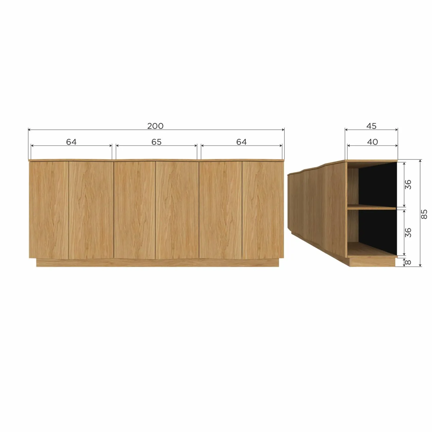 zuma-dressoir-200-cm-eiken-tra-DHmIbQGU-9.webp Discount WOOOD Zuma Dressoir 200 Cm Eiken Transparant
